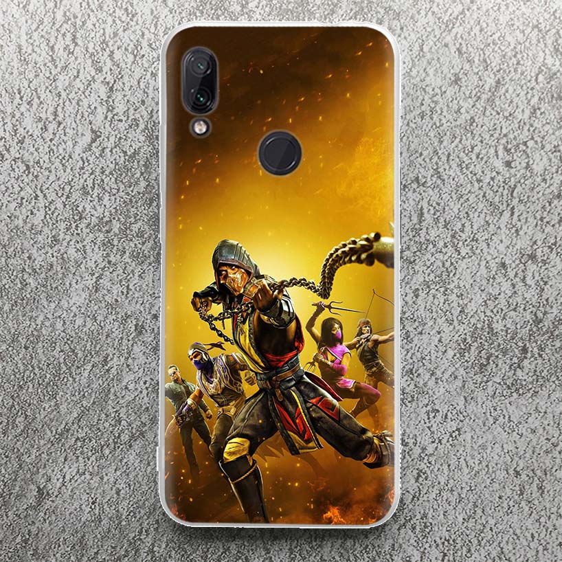 Mortal Kombat Phone Case For Xiaomi Redmi 9 9A 9C 9T 10 10A 10C 12 12C 8 8A 7 7A 6 6A S2 K20 K40 Pro Soft Silicone Cover
