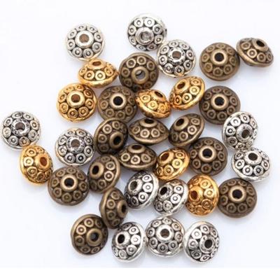 100Pcs Antique Tibetan Loose Spacer Bead for DIY Jewelry Bracelet Craft Making