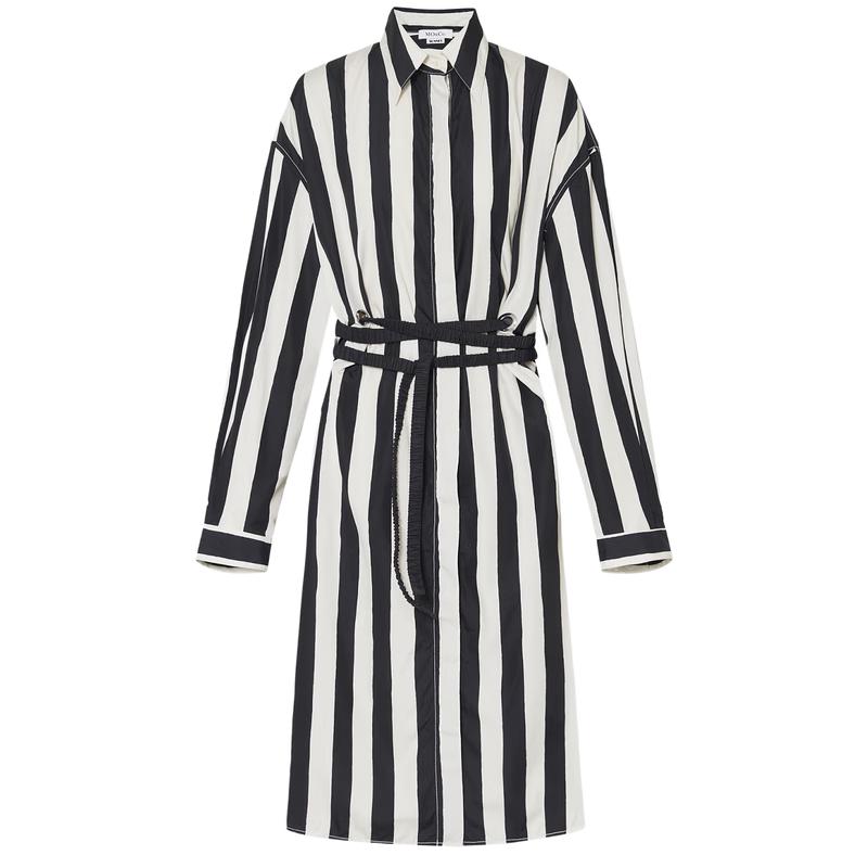 

MO&Co. x SUNNEI Deconstructed Striped Shirtdress XS