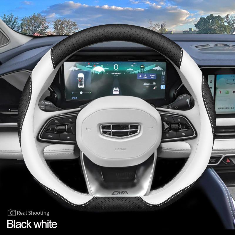 Auto-Lenkradabdeckung Lenkradbezug für Geely Coolray PrefacecXingyue Binyue Monjaro 2026 2026 2026 D-Typ Lenkrad