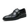 Luxus Herren Lederschuhe Modedesigner Stil Hochzeitstrend Party im Freien Farbblocking Stil Herren Freizeit Business Schuhe