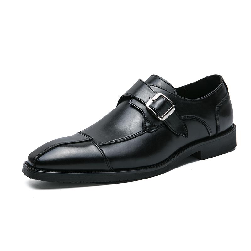 Luxus Herren Lederschuhe Modedesigner Stil Hochzeitstrend Party im Freien Farbblocking Stil Herren Freizeit Business Schuhe