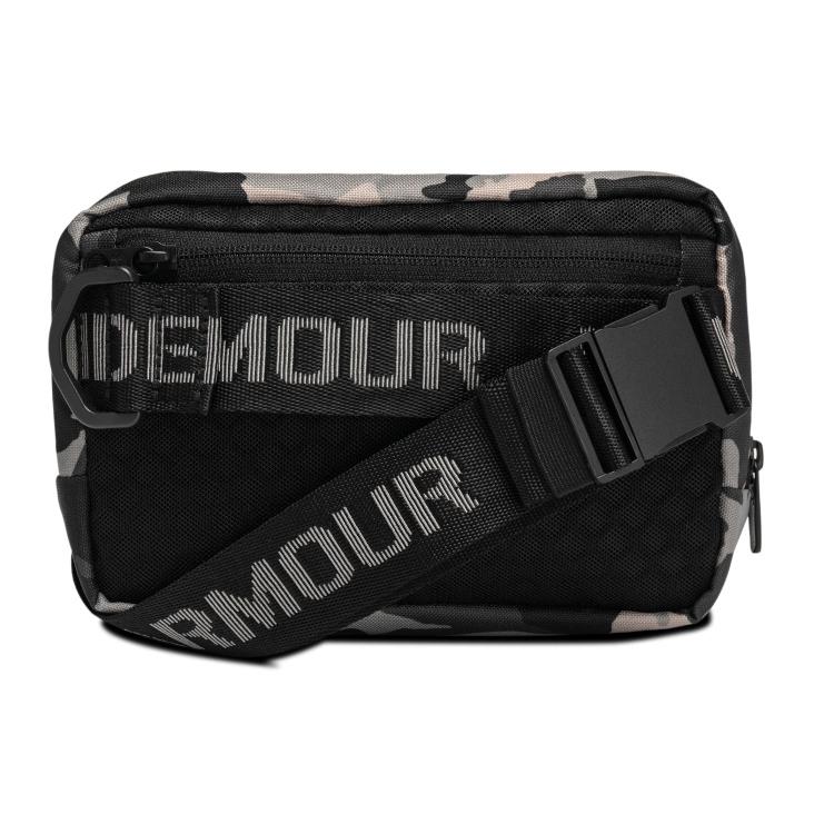 New Under Armour Polyester Shoulder Bag, Crossbody Bag Regular Unisex Camouflage Black 1380922