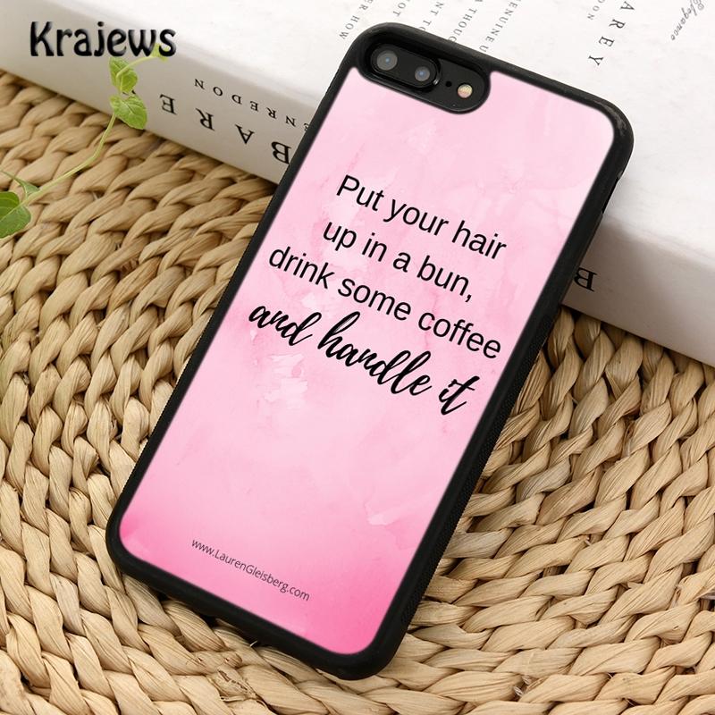 Krajews Pink Workout Motivation fitness Gym Phone Case For iPhone 17 Air 16 15 14 plus 11 12 13 pro max Plus coque Fundas