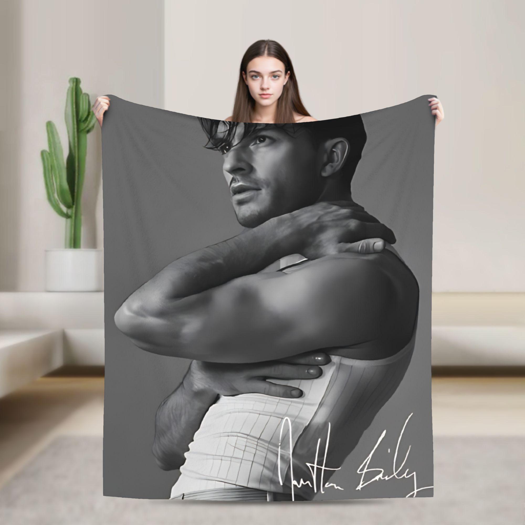 Jonathan Bailey Blanket Quality Warm Throw Blanket Winter Travel Bedroom Aesthetic Bedspread 30x40in