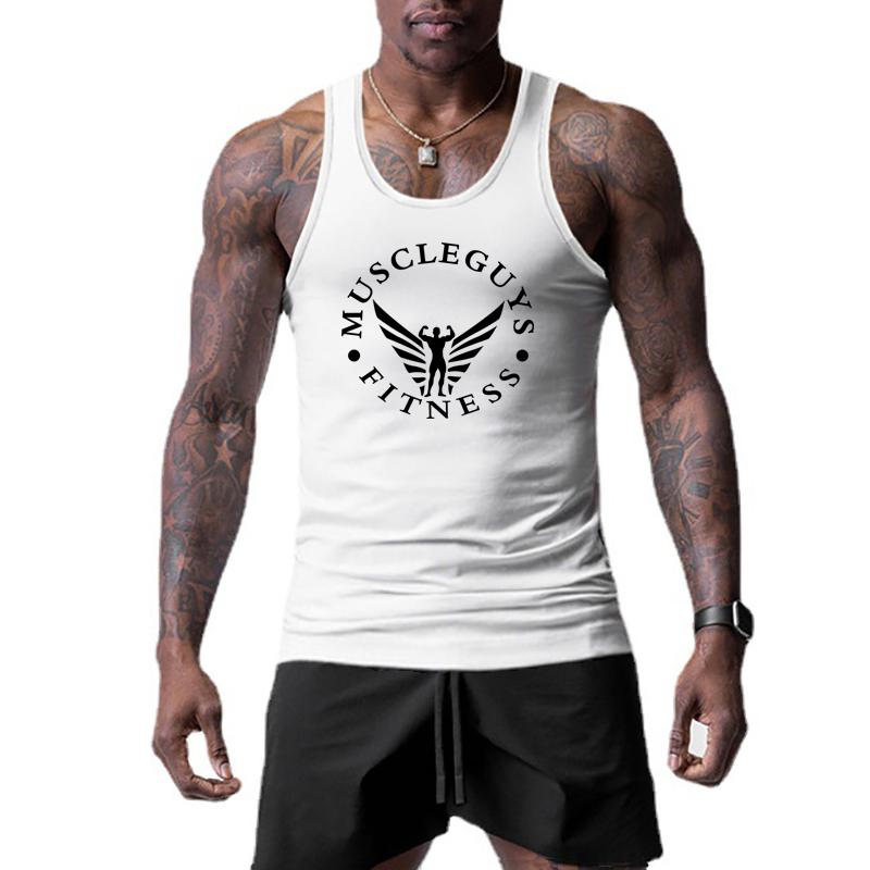 Summer Racerback Fitness Sports Tank Top Wide Shoulder Comfortable and Breathable Home Clothes