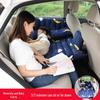 Car Inflatable Bed: 3/7 Split Folding Rear Seat Travel Mattress