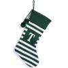 26 Large Letters Christmas Red Socks Candy Boots Holiday Gift Bags Red Striped Christmas Stockings Christmas Tree Decoration Socks Decoration Bags 1PC