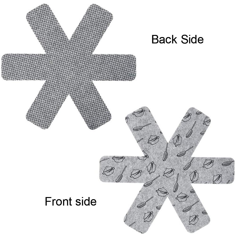 12/15 Piezas Protectores de Fieltro para Ollas y Sartenes Almohadillas Separadoras Resistentes al Calor Evitan Rayar Superficies Separadas de Esterilla Para Utensilios de Cocina Herramienta de Cocina