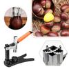 Chestnut Cutter Stainless Steel Chestnut Sheller Non Slip Handle Cracking Sheller Portable Nutcracker Chestnut Clip Kitchen Tool