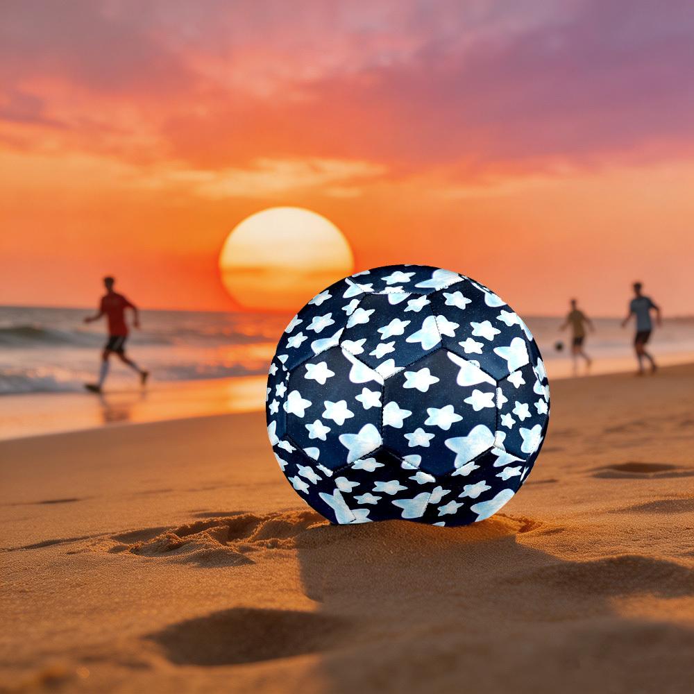 1pc Starry Sky Night Theme Soccer Ball Football, Size 5, Lightweight PVC, Outdoor Training Soccer Ball,Gift c65117 Size 5