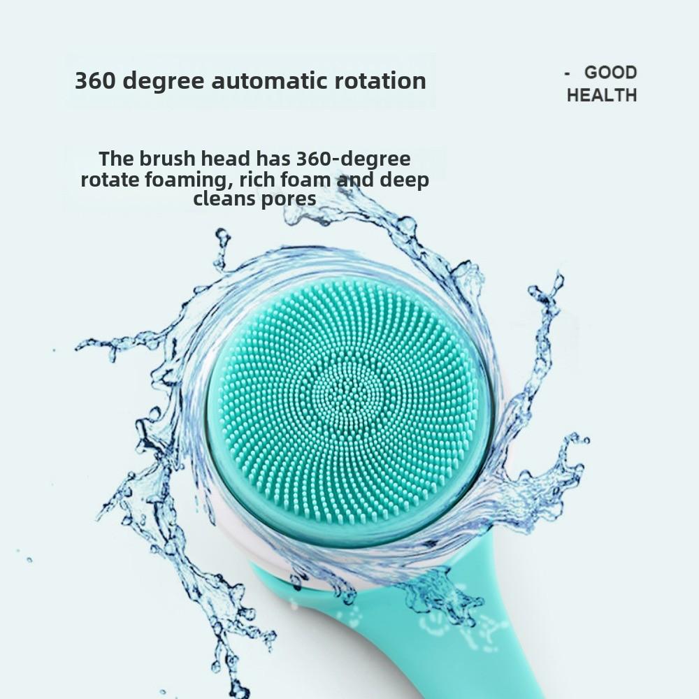 Automatic Waterproof Electric Back Rub Bath Brush Long Handle 5-in-1 Electric Massage Bath Brush