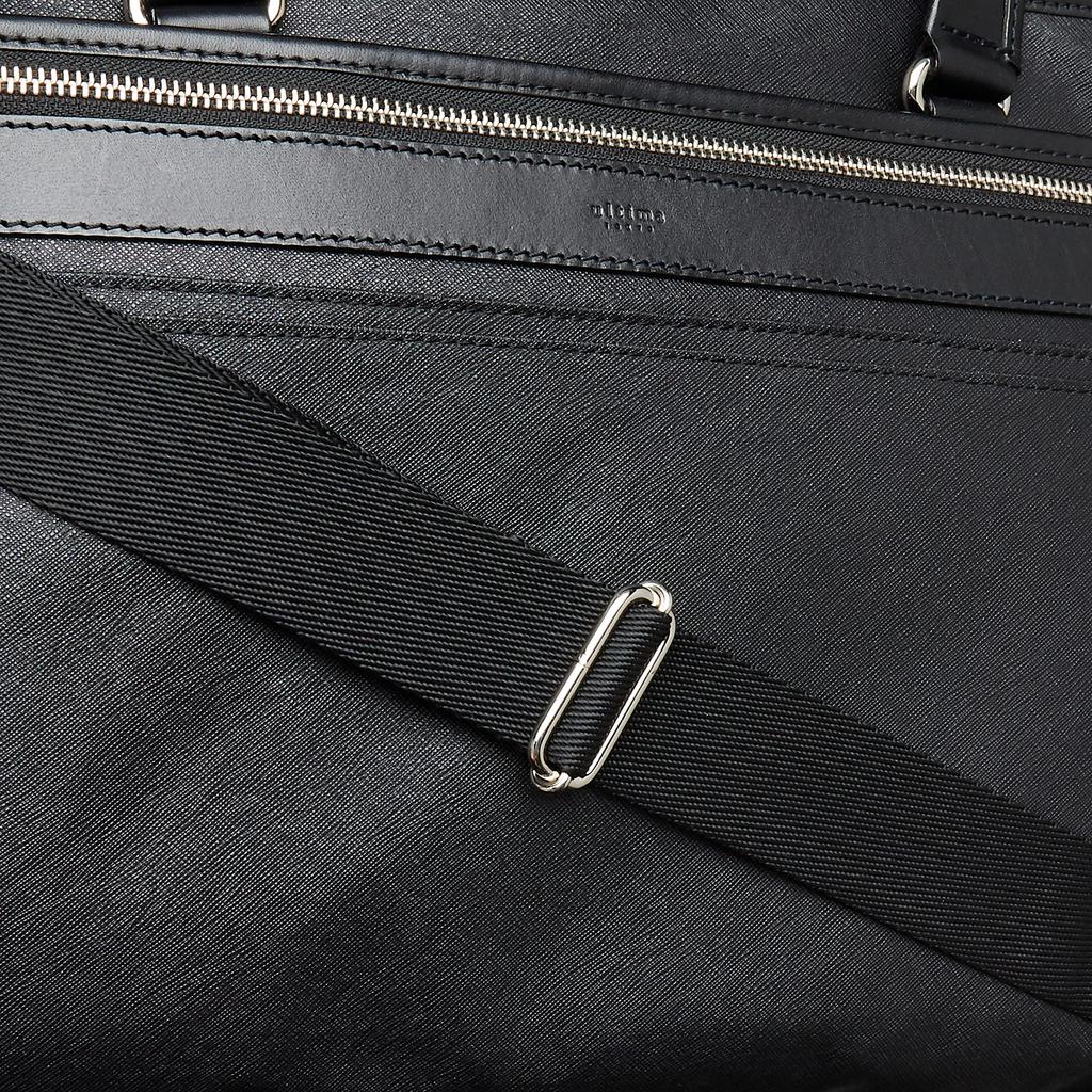 Tote cotton canvas x A4 59645 [Ultima Tokyo] bag, cowhide, size, 13.3-inch PC, water-repellent, Silvio, men's 2-way tote, No.