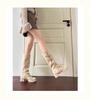 Pile long boots two wear women's boots 2025 autumn and winter new heightening trouser boots removable thick heel thick sole knight boots