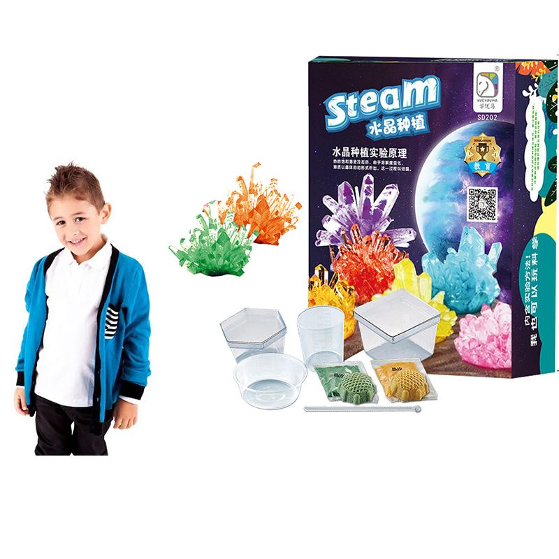 Growing Crystal Science Kit Handmade Chemical Experiment Student Education Toy