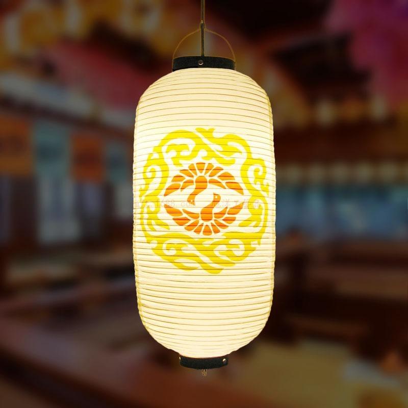 Japanese Style 25x50cm PVC Waterproof Lantern Sushi Ramen Izakaya Korean Cuisine Restaurant Pub Decor Hanging Lantern Outdoor