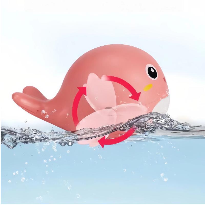 Bath Time Children's Water Play Toy Small Dolphin Water Toy, Bathtub Toy Little Duck And Little Turtle, Suitable For Boys And Girls