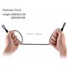 1/2PCS 100CM/3.3Ft Safety Cable Wire Rope Long Travel Security Cable Lock,Braided Steel Coated Safety Cable Luggage Lock