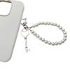 Unique Phone Lanyard Simple Beaded Bowknot/Heart/Key Pendant Key Phone Accessory
