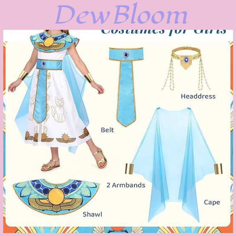 Nile River Princess Child Halloween Costume For Roleplay And Cosplay Events