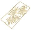 Metal Leaf Wall Decor Golden Nordic Style Elegant Ambience Sturdy Durable Wear Resistant Metal Wall Decor