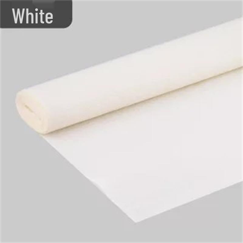 Thickened Colored Crepe Paper for DIY Flowers, Stretchable Ruffled Paper for Kindergarten Crafts