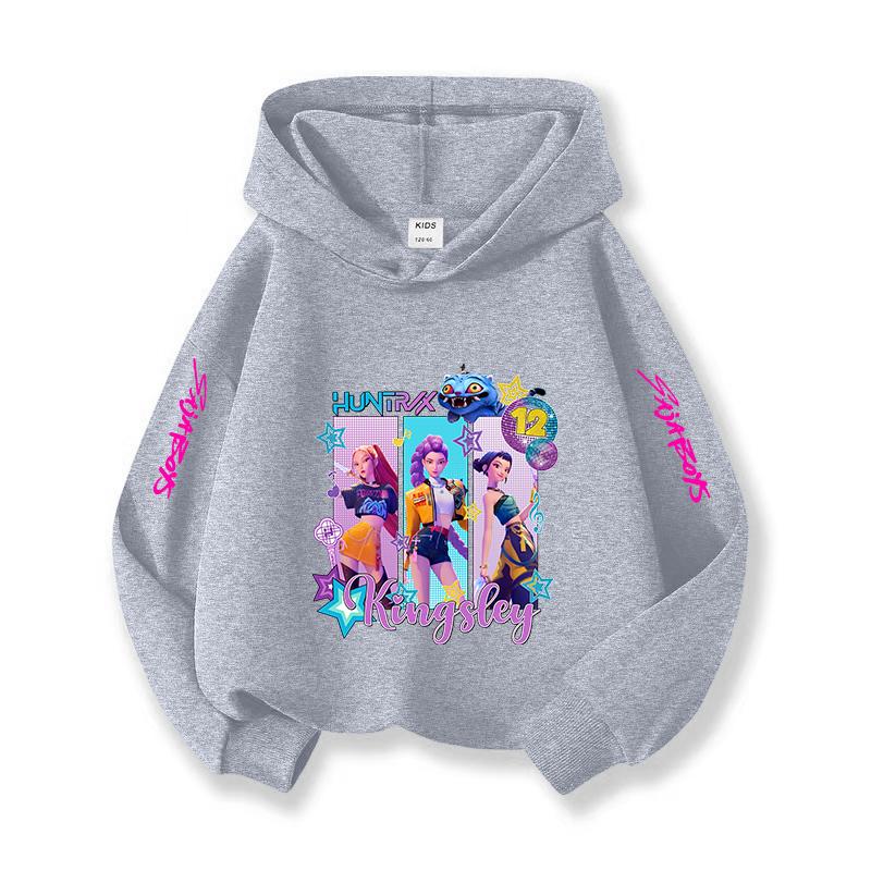 2025 Popular Kpop Christmas Casual Children's Hoodie Korean Wave Style Girls' Top