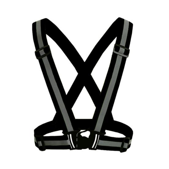 Adjustable Safety Reflective Vest Straps Jacket Night Running Cycling Sport Gear