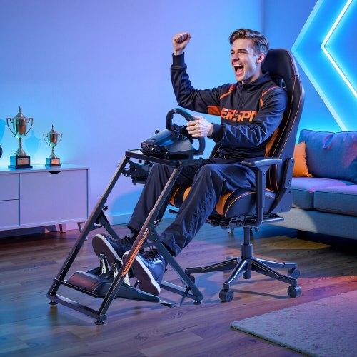 VEVOR Racing Wheel Stand, Adjustable & Foldable Simulator Stand for Logitech G923 G920 G29 G27