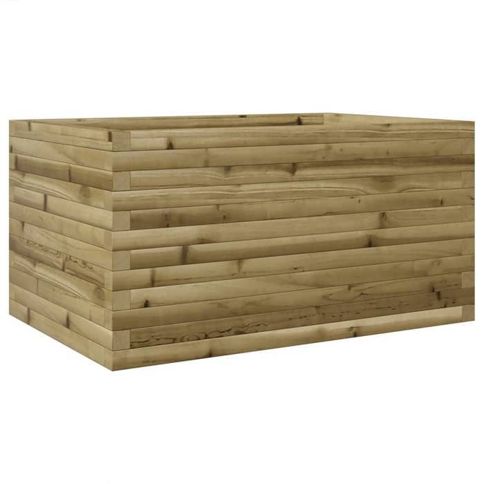 VidaXL Planter 90x60x46 Cm Impregnated Pine Wood, Outdoor Planter, Flower Box, Plant Box, Planter of 3282458