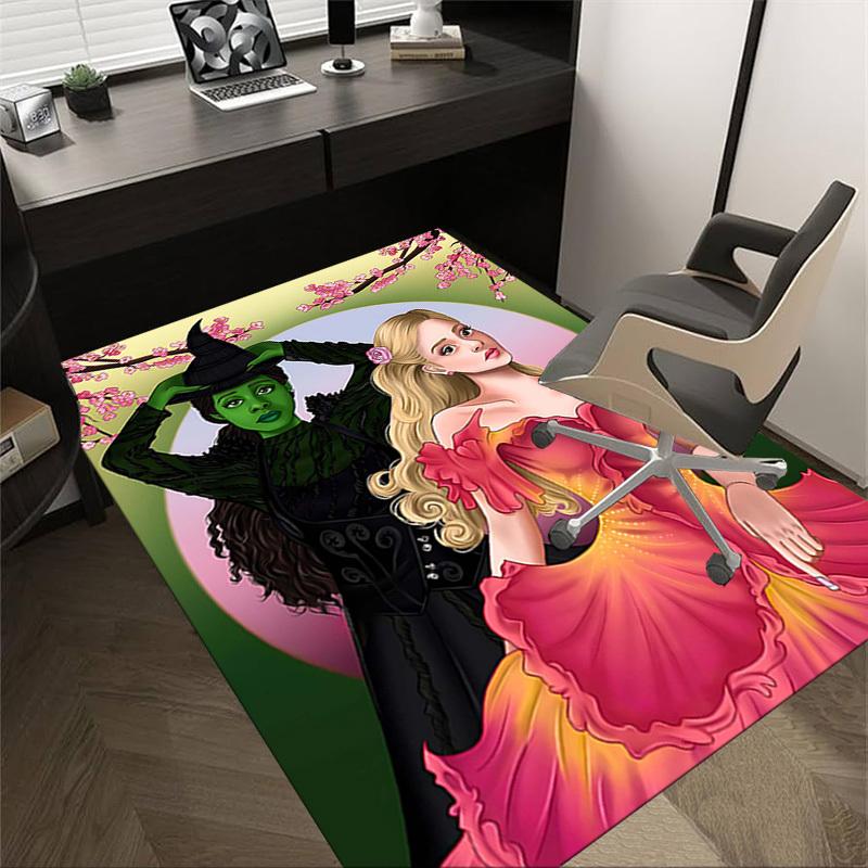 

1PC Witch Princess Extra Large Non-Slip Floor carpet, Office, family, bedroom, Studio - Large Area Rug Indoor Rugs, Vibrant Colors-A285 60cm by 90cm
