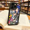 Japan Tokidokis For iPhone 17 16 15 14 13 12 11 Pro Max Plus Black Full Coverage Soft Funda Silicone Cover