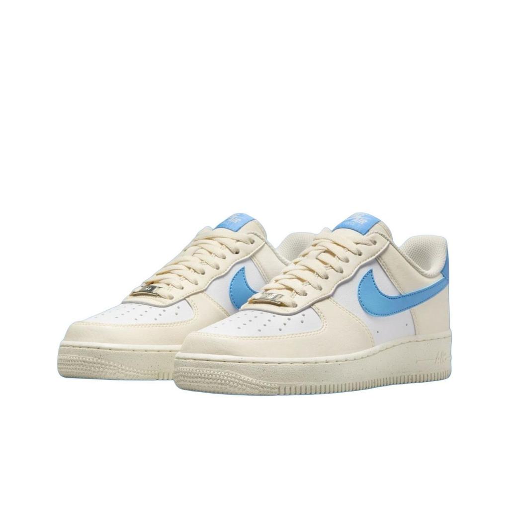 Nike  Air Force 1 07 Next Nature Pale Ivory University Blue Women Sneakers Cream Sail DC9486-110