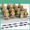 Special Forces Mini Action Figures Complete Set Of 12 With Movable Joints And Weapons