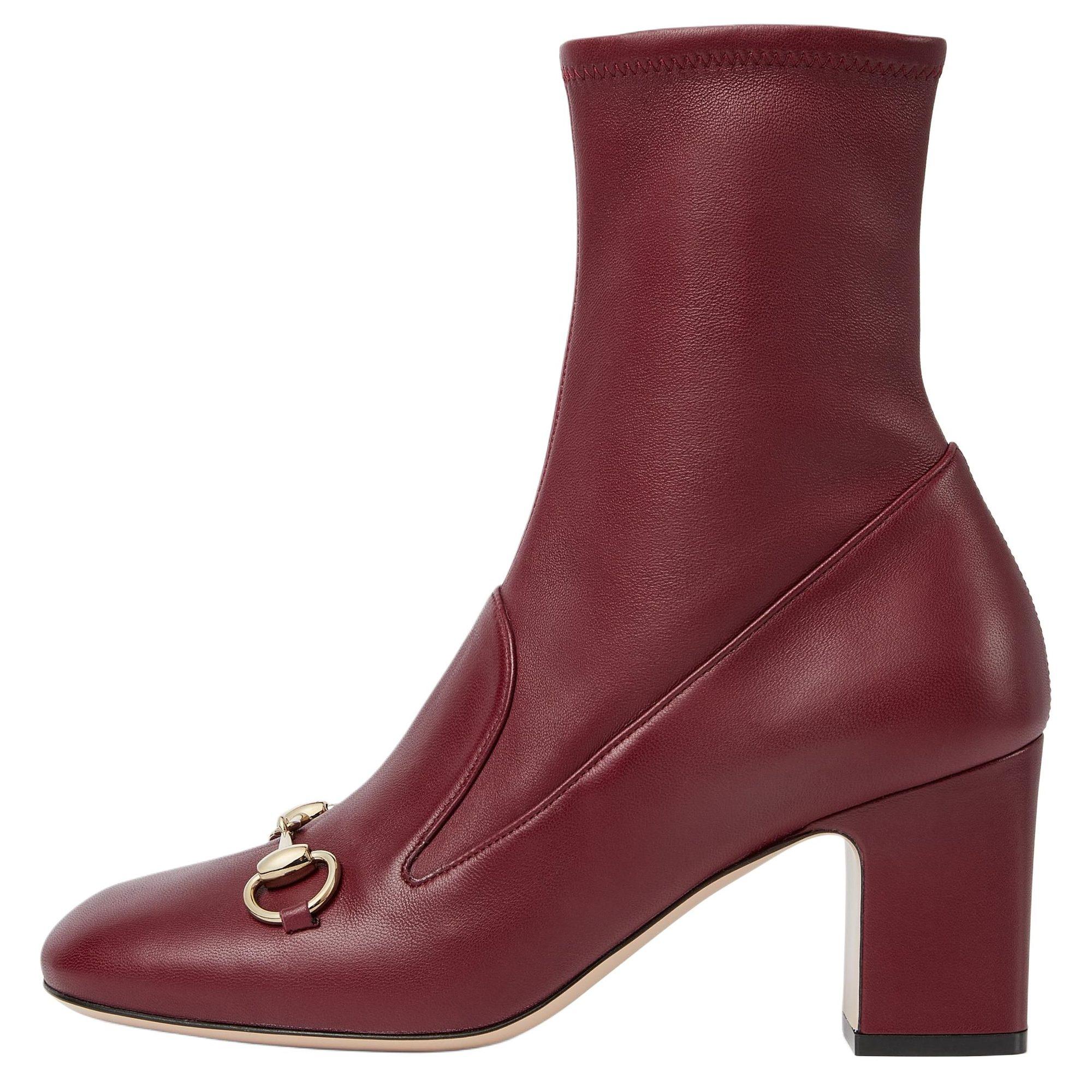 Gucci Sieviešu Ankle Bootie ar zirga