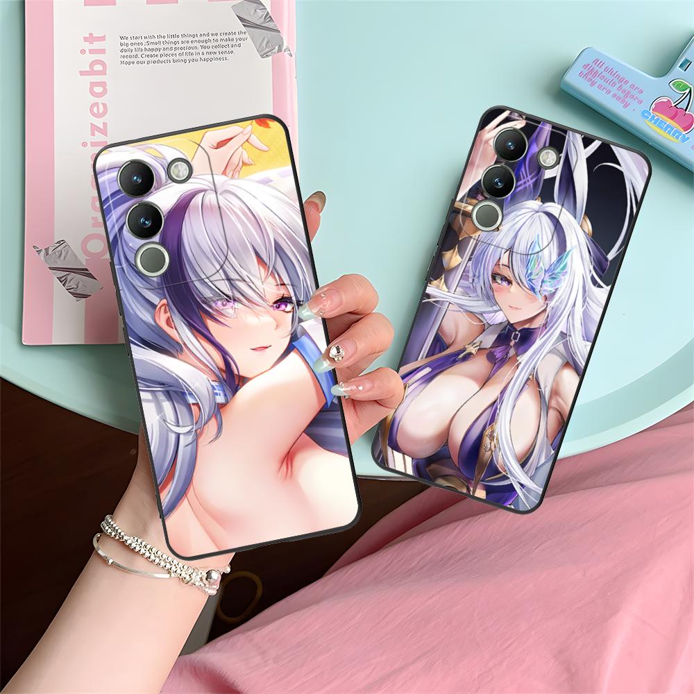 Azur Lane Unzen Matte TPU Mobile Phone Case for VIVO Y77 76 75 74 73 72 58 56 55 51 50 38 36 Y19 Y18 Y03 Y01 5G Colorful Cover