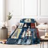 Christmas Creative Throw Blanket Flannel Print Blanket Super Soft Cozy Sofa Nap Blanket Home Blanket Perfect Home Gift For Her