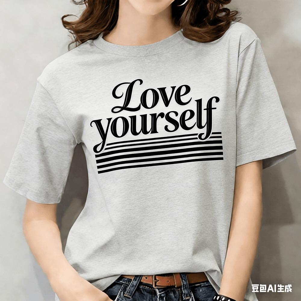 

Women s casual printed T-shirt - short sleeved| 5XL