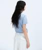 MUSINSA STANDARD WOMAN Women'S Crew Neck Crop T-Shirt [Sky Blue]
