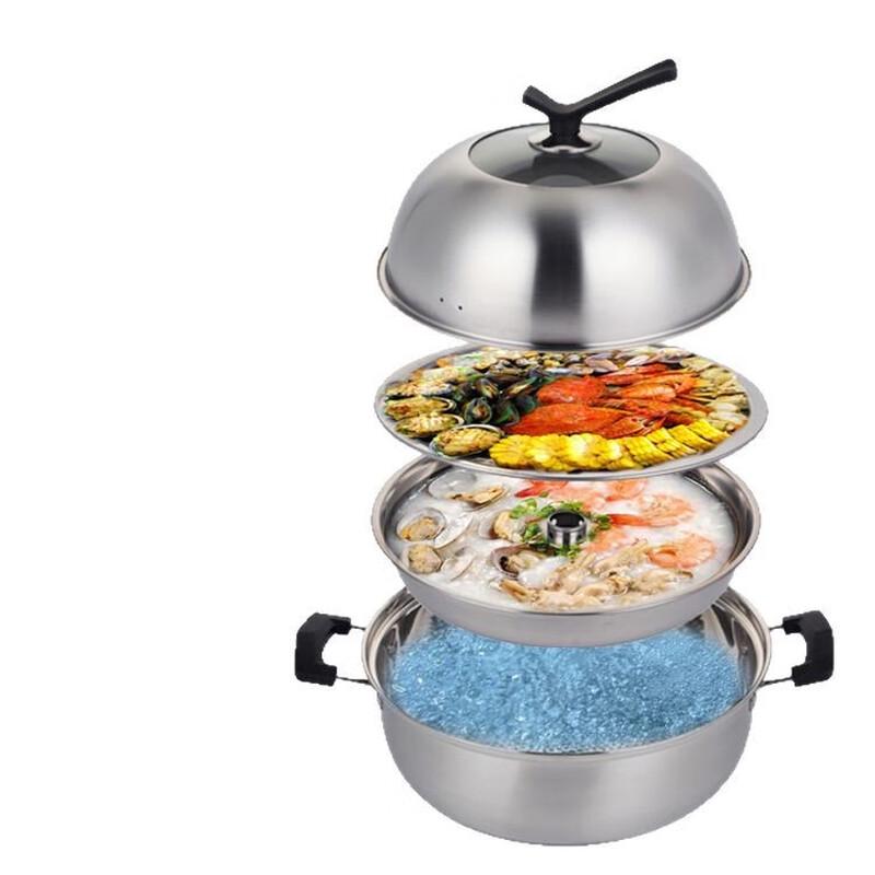 Многофункциональная пароварка и хотпот из нержавеющей стали