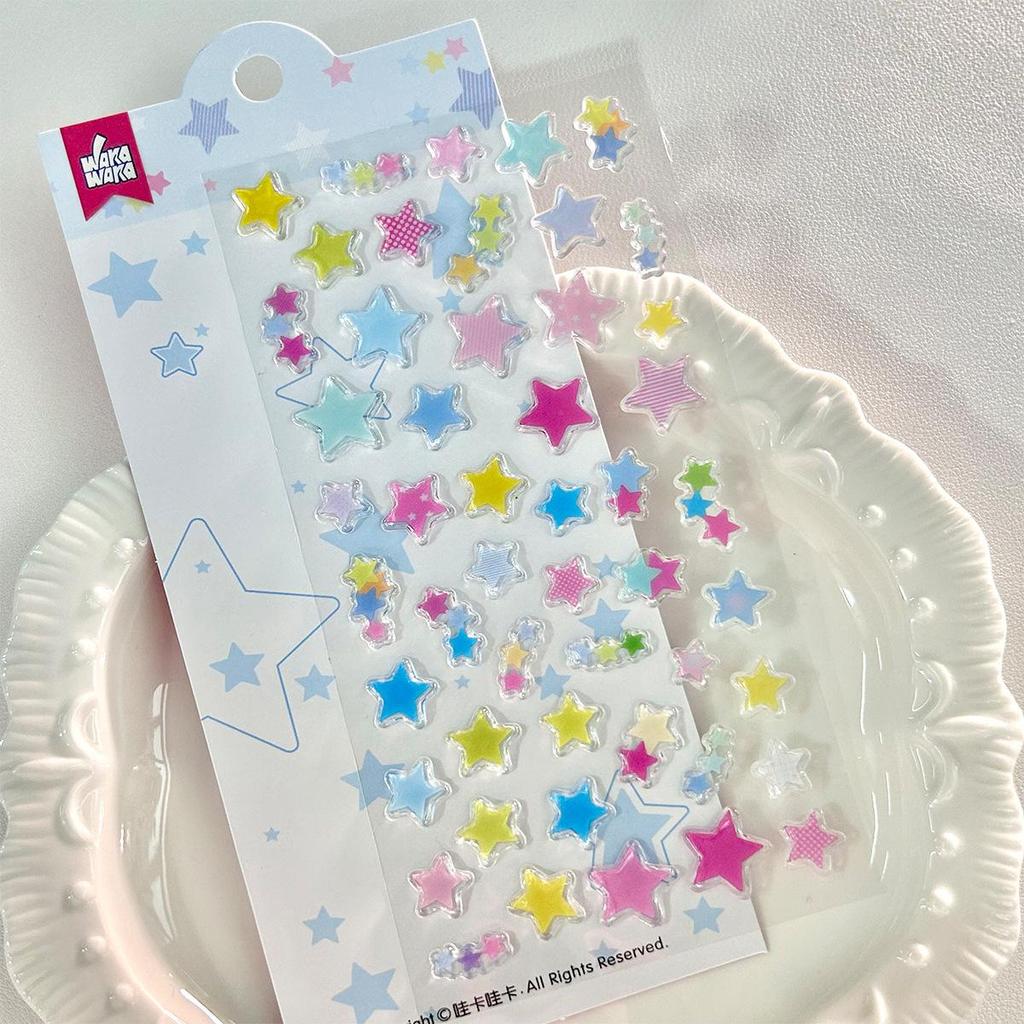 3D Droplet Gel Stickers for Journals & Phone Cases