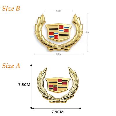 For Bage Escalade Tiburon CT6 CTS XTS ATS SRX XT5 STS CT5 Deville BLS Car Body Rear Window Side Sticker Emblem Decals