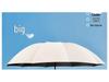 Large Dual-Use Umbrella for Sun and Rain, Manual Folding, Reinforced for Two, Black Glue Sunscreen, Suitable for Men and Women