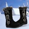 Fashion Women Snow Boots New Female Ankle Boots for Women Thick Plush Non-slip Thigh High Boots Warm Fur Woman Winter Shoes Botas Mujer