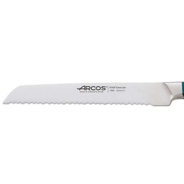 Couteau à tomate - Arcos - Brooklyn - 13cm - Acier inoxydable - Manche en micarta turquoise