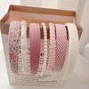 7Pcs New Summer French Style Face Wash Hair Clip Headband for Women's Outings, Hair Compression Headband,Hair Tie