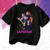 Huntrix Kpop Demon Hunters T-Shirt for Boys Girls T-shirt Fans Gift Summer Crew Neck Short Sleeve Tees Fashion Kids T-shirt