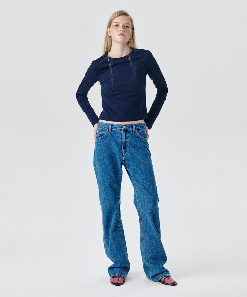 WNDERKAMMER Daily Fitted T_Navy