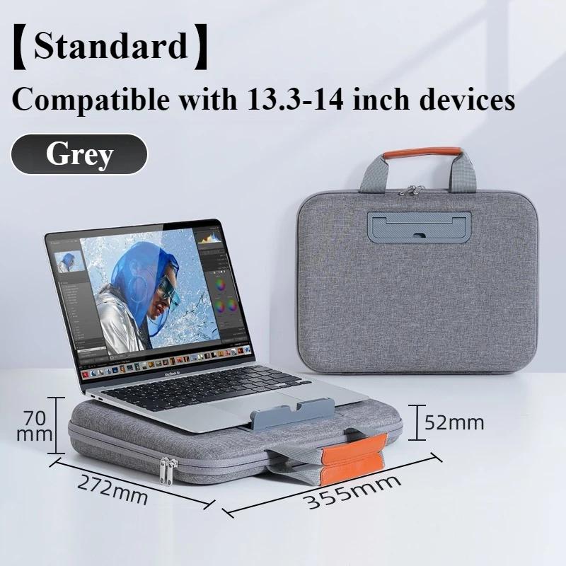 

Oatsbasf 2 in 1 Laptop Case Bag for 13.3-16.2 Notebook Case Tablet Laptop Bag Shockproof Travel Business Computer Briefcase