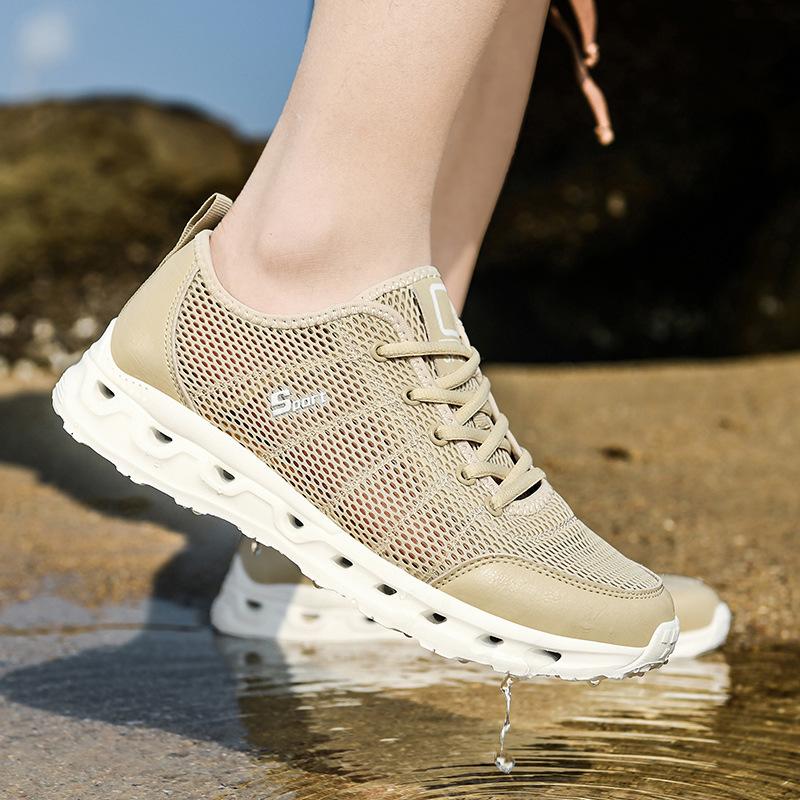 Summer Men's Casual Sports Shoes Outdoor Mesh Breathable Casual Travel Shoes